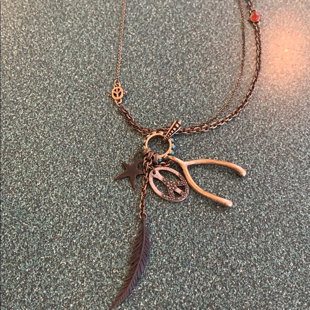 Lucky Brand Charm Necklace